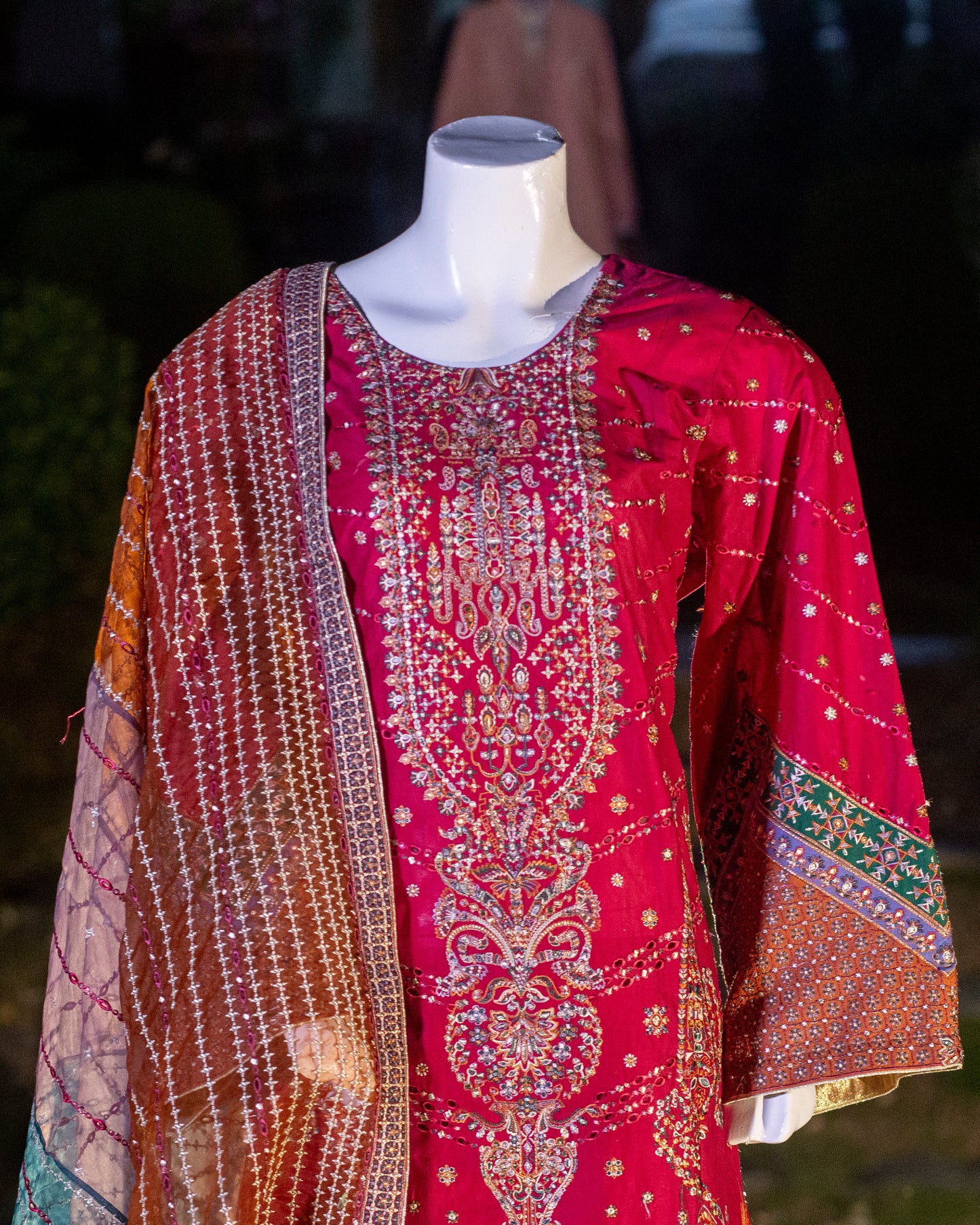 Bobrai Collection - Jazmine Luxury Lawn – (Large size) 3-Piece Fully Embroidered Set